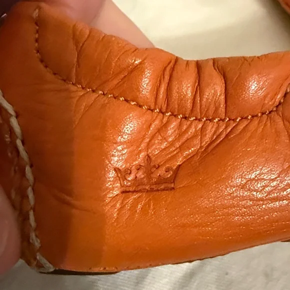 Peter Millar Women's Vibrant Orange Flats - Picture 6 of 9